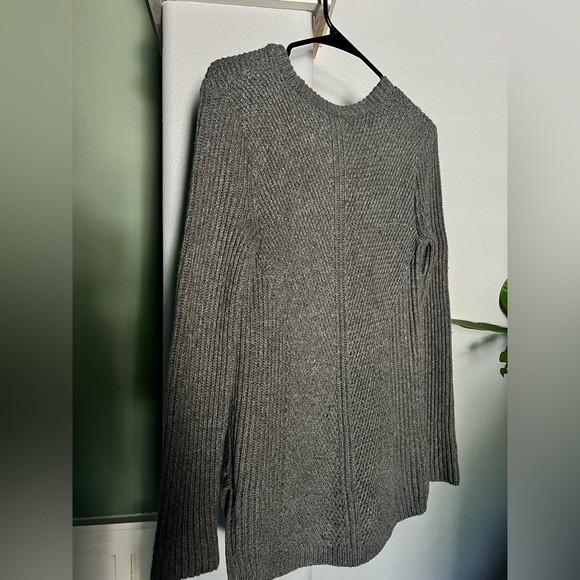 Madewell Gray Knit Ribbed Sweater - Picture 7 of 7